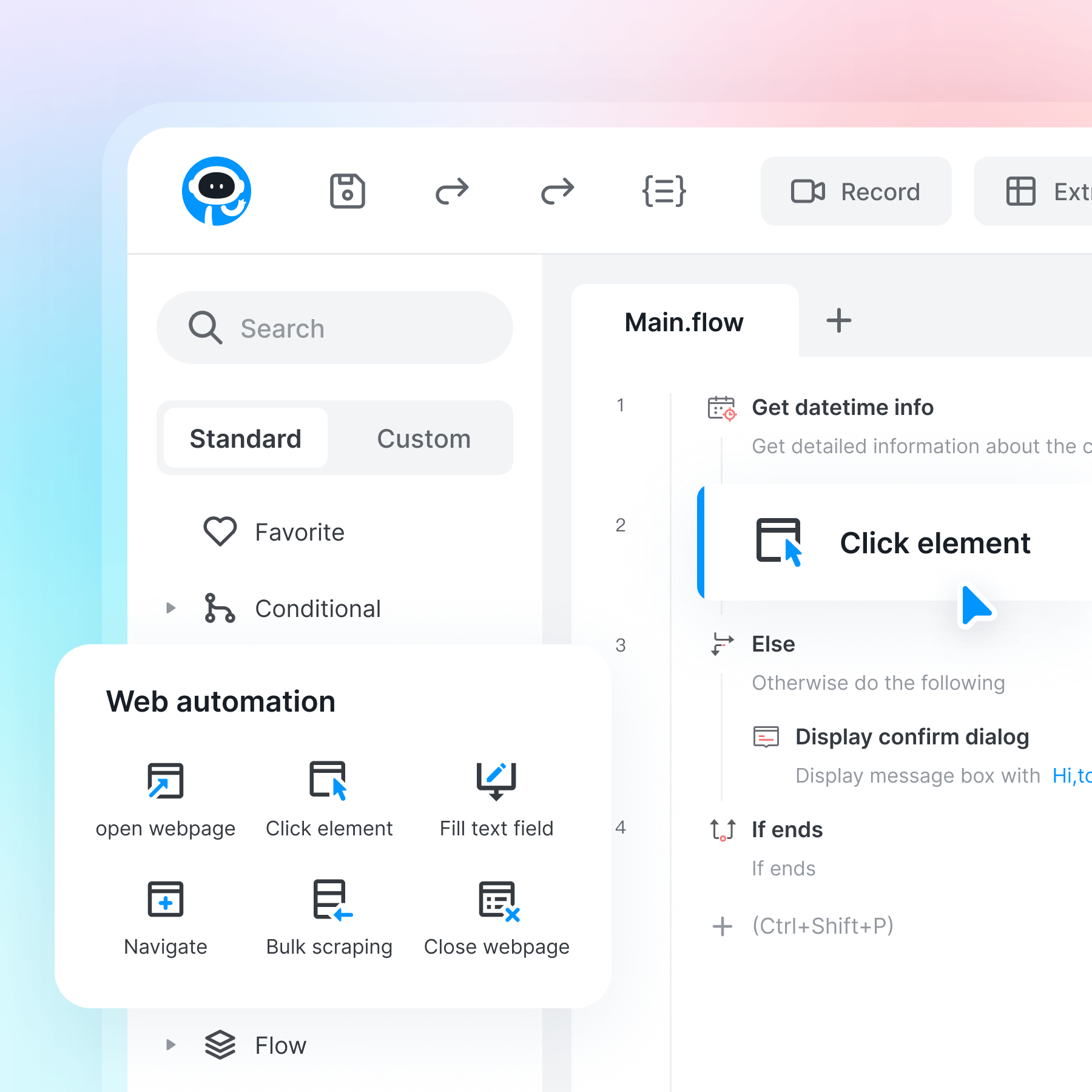 Visual No-Code Builder